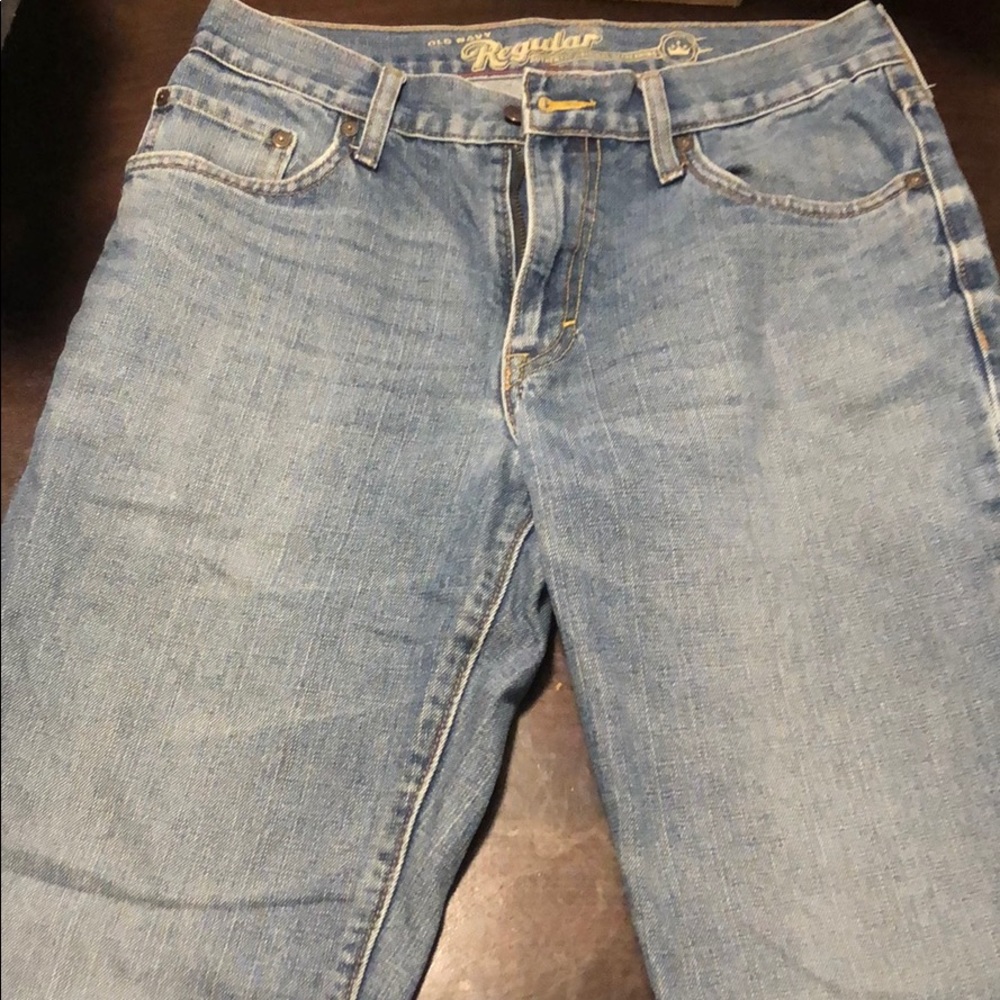 Old Navy Blue Bootcut Jeans (30Wx30L)
